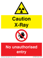 CV7387: Caution X-ray. No unauthorised entry