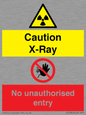 CV7387: Caution X-ray. No unauthorised entry