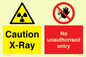 CV7387: Caution X-ray. No unauthorised entry