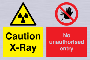 CV7387: Caution X-ray. No unauthorised entry