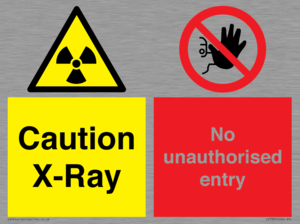CV7387: Caution X-ray. No unauthorised entry