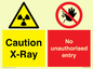 CV7387: Caution X-ray. No unauthorised entry