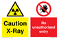 CV7387: Caution X-ray. No unauthorised entry