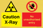 CV7387: Caution X-ray. No unauthorised entry