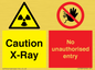 CV7387: Caution X-ray. No unauthorised entry