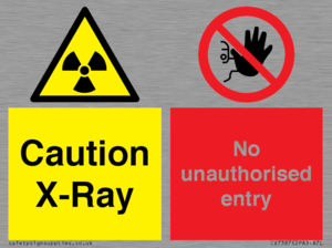 CV7387: Caution X-ray. No unauthorised entry
