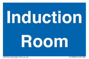 Induction First Sign DC12861: Induction Room – Viking Signs