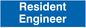 DC711: resident engineer - door sign