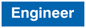 DC717: engineer - door sign