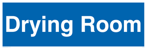 DC726: drying room - door sign