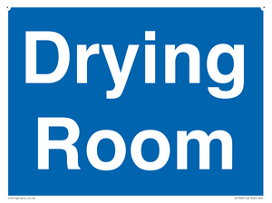 DC726: drying room - door sign