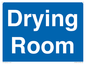 DC726: drying room - door sign