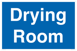 DC726: drying room - door sign