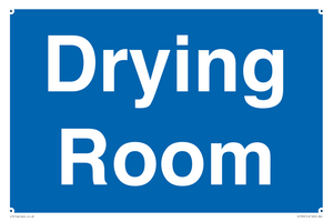 DC726: drying room - door sign