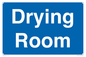 DC726: drying room - door sign
