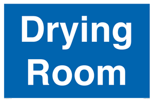 DC726: drying room - door sign