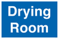 DC726: drying room - door sign