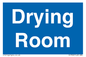 DC726: drying room - door sign