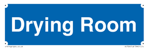 DC726: drying room - door sign