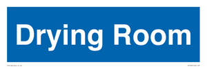 DC726: drying room - door sign