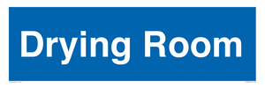 DC726: drying room - door sign