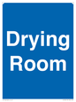 DC726: drying room - door sign