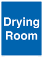 DC726: drying room - door sign