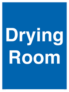 DC726: drying room - door sign