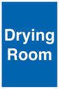 DC726: drying room - door sign