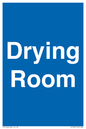 DC726: drying room - door sign
