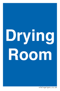 DC726: drying room - door sign