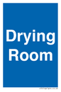 DC726: drying room - door sign