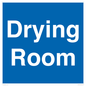 DC726: drying room - door sign