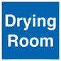 DC726: drying room - door sign