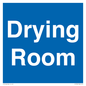 DC726: drying room - door sign