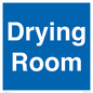 DC726: drying room - door sign