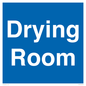 DC726: drying room - door sign