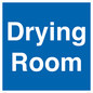 DC726: drying room - door sign