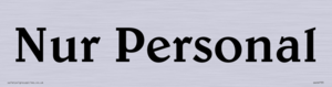 (DE)DV733: Nur Personal