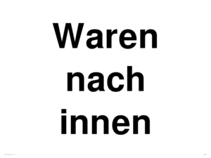 (DE)IR6294: Waren nach innen