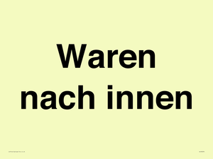 (DE)IR6294: Waren nach innen