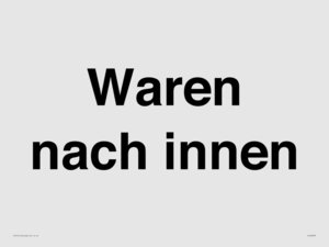 (DE)IR6294: Waren nach innen