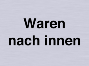 (DE)IR6294: Waren nach innen