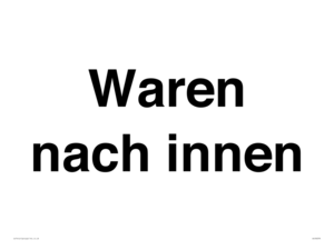 (DE)IR6294: Waren nach innen