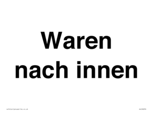 (DE)IR6294: Waren nach innen