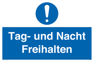 (DE)MA5501: Tag- und Nacht Freihalten