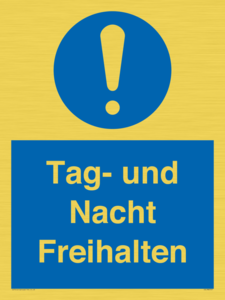 (DE)MA5501: Tag- und Nacht Freihalten
