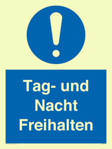 (DE)MA5501: Tag- und Nacht Freihalten