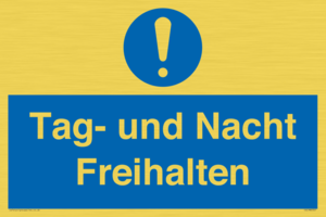 (DE)MA5501: Tag- und Nacht Freihalten