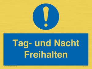 (DE)MA5501: Tag- und Nacht Freihalten
